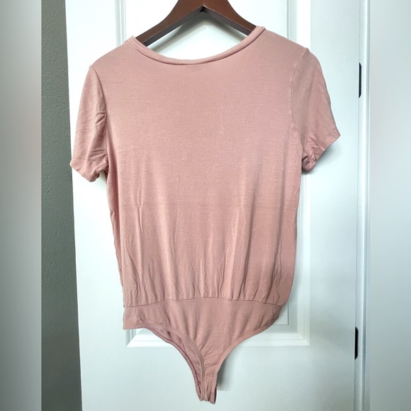 Pink short sleeve tee body suit - Picture 2 of 3